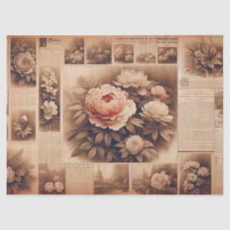 Papel Decoupage Estilado De Farmhouse Vintage