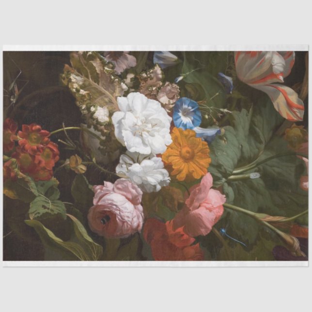 Papel Decoupage Floral de Arte Finas (Frente )