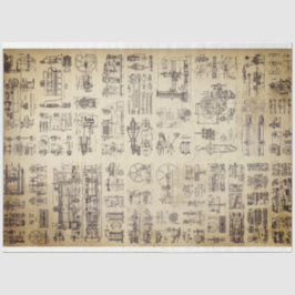 Papel Decoupage Mecânico a Vapor