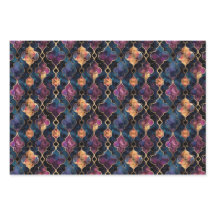 PAPEL DESCORATIVO GEOMÉTRICO EXÓTICO