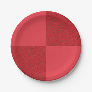 Papel Design de Prato de Festa Vermelho Xadrez – Persona