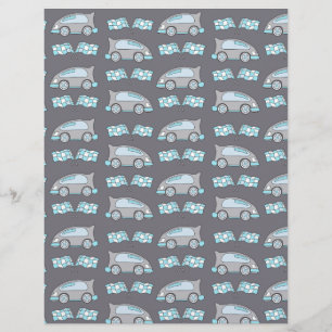 Papel do álbum de recortes do carro de competênc