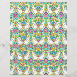 Papel do álbum de recortes do coelhinho da Pásco