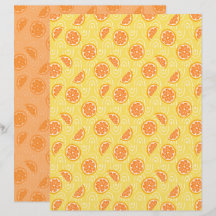 Papel do Álbum de Recortes Laranja