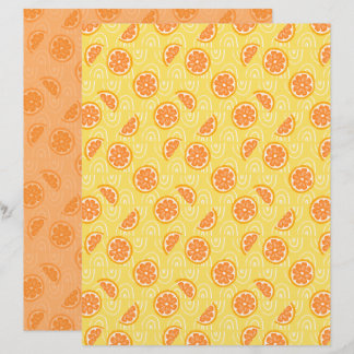 Papel do Álbum de Recortes Laranja