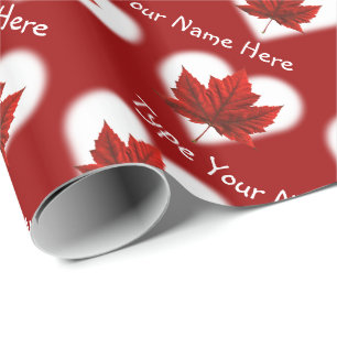 Papel do presente da lembrança de Canadá do pape