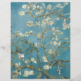 PAPEL DO SCRAPBOOK :VAN GOGH : ALMOND BLOSSOM