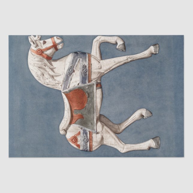 PAPEL DOS TECIDOS: HENRY MURPHY : CAROUSEL HORSE 1 (Frente )