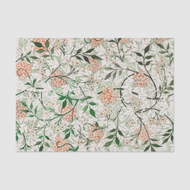 PAPEL DOS TECIDOS: WILLIAM MORRIS : JASMINE (Frente )