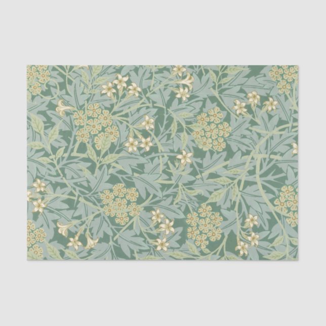 PAPEL DOS TECIDOS: WILLIAM MORRIS : JASMINE 1896 (Frente )