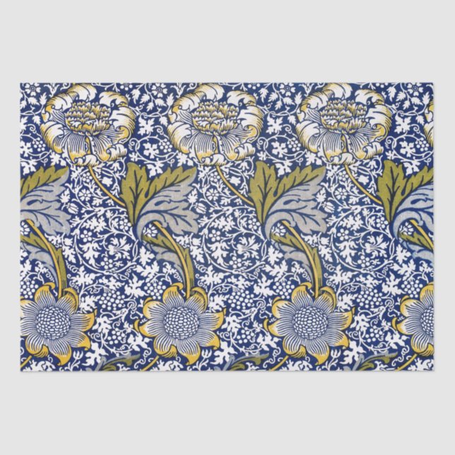 PAPEL DOS TECIDOS: WILLIAM MORRIS : KENNET (Frente )