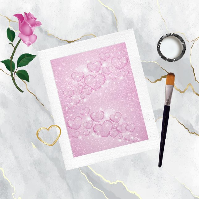 Papel Escarpado de Corações Esparsos (Criador carregado)