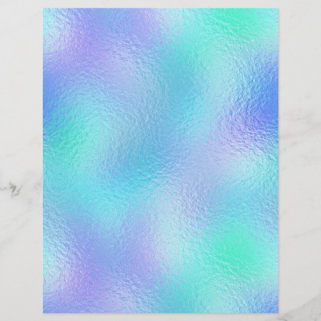 Papel Escrapado Iridescente Faux Foil No. 81 (Frente)