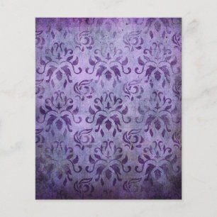 Papel Escrapbook De Vintage Roxo Shabby