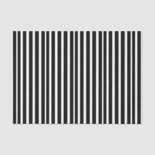 Papel fino em preto e branco com risca