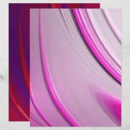 Papel Fratural de Mão Rosa Vermelha