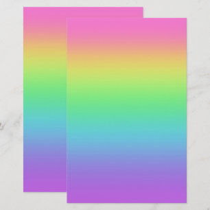 Papel Gradiente Arco-Íris