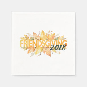 Papel Guardanapo 2018 do partido de Friendsgiving