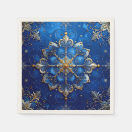 Papel Guardanapo Azul Decorativo de Festa