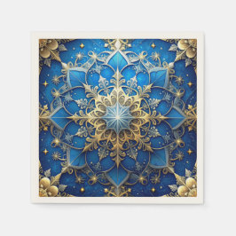 Papel Guardanapo Azul Decorativo de Festa