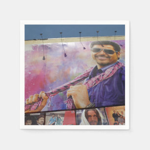 Papel Guardanapo da estrela de cinema de Kollywood