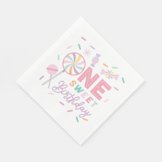 Papel Guardanapo de Almoço de Aniversário Doce