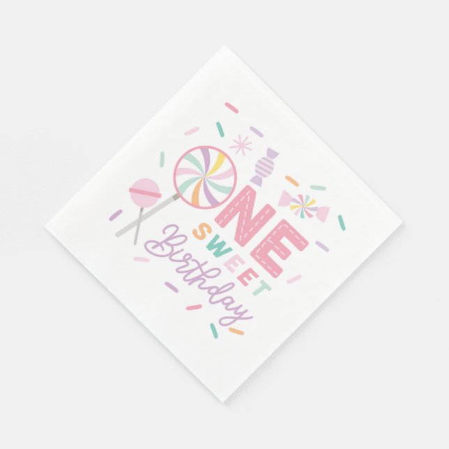 Papel Guardanapo de Almoço de Aniversário Doce (Quina)