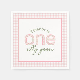 Papel Guardanapo de aniversário personalizado "Um Bobo"