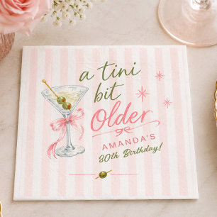 Papel Guardanapo de Aniversário Um Pouquinho Mais Velho