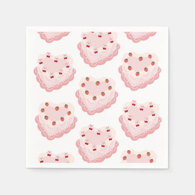 Papel Guardanapo de bolo de vinho (Frente)