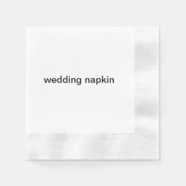 Papel guardanapo de casamento