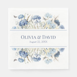 Papel Guardanapo de Casamento Floral Jardim de Flor Silv