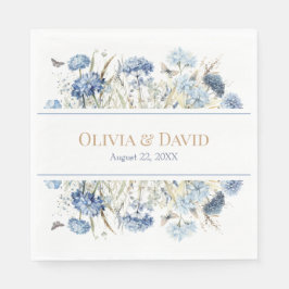 Papel Guardanapo de casamento Jardim de Flor Silvestre A