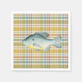 Papel Guardanapo de Chá de Bebê Menino Tema de Pesca