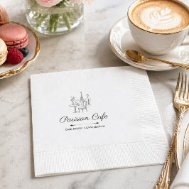 Papel Guardanapo de Cocktail com Logotipo Comercial Pers