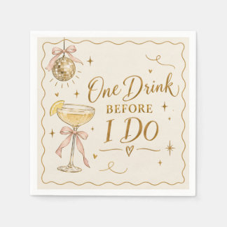 Papel Guardanapo de Cocktail de Casamento Divertido para