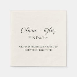 Papel Guardanapo de Cocktail de Recepção de Casamento co