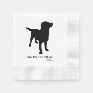Papel Guardanapo de Cocktail para Amantes de Animais de