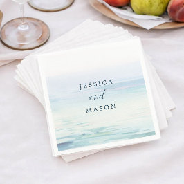 Papel Guardanapo de Coquetel para Casamento na Praia