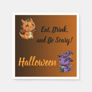 Papel Guardanapo de Dragão de Halloween com Gradiente La