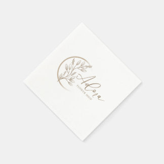 Papel Guardanapo de Evento Cheers com Letreiro Elegante 