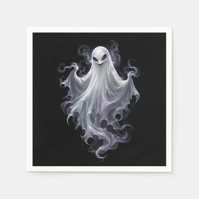 Papel Guardanapo de Festa de Fantasmas Assustadores (Frente)