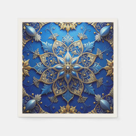 Papel Guardanapo de Festa Decorativo Azul