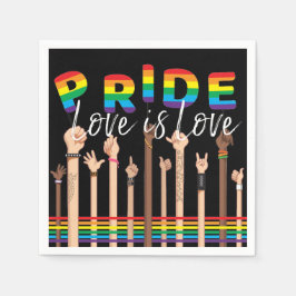 Papel Guardanapo de festa LGBT Arco-íris Orgulho Gay