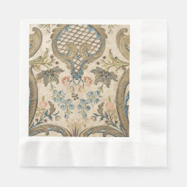 Papel Guardanapo de Lanchar com Estampa Floral Louis XV