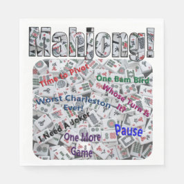 Papel Guardanapo de Lanche com Frases de Mahjong