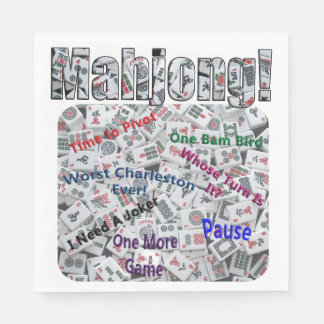 Papel Guardanapo de Lanche com Frases de Mahjong