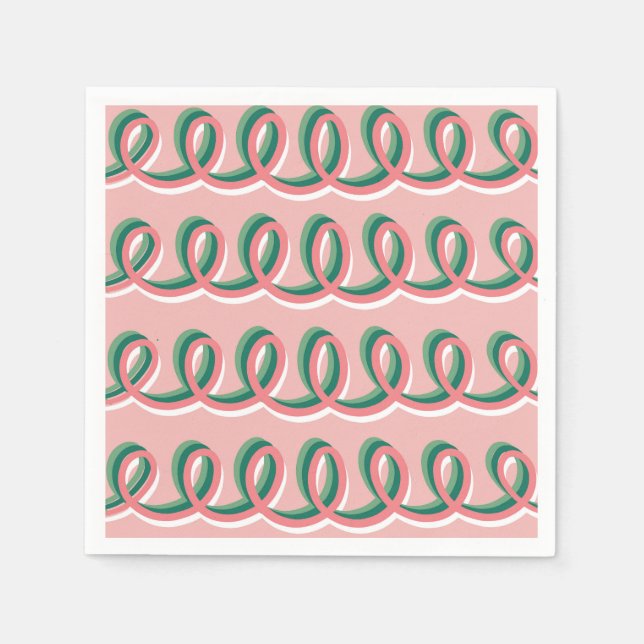 Papel Guardanapo de Loops em Linha (Frente)