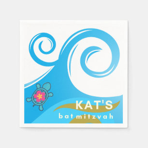 Papel Guardanapo de Mitzvah do bastão do Kat