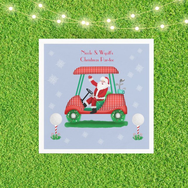 Papel Guardanapo de Natal com Papai Noel de Carrinho de  (Criador carregado)